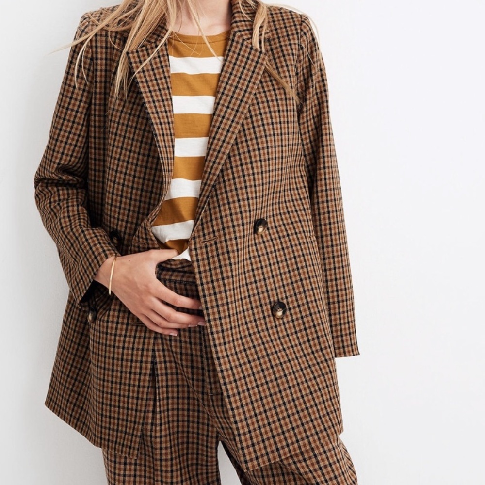 Madewell Caldwell Double-Breasted Blazer